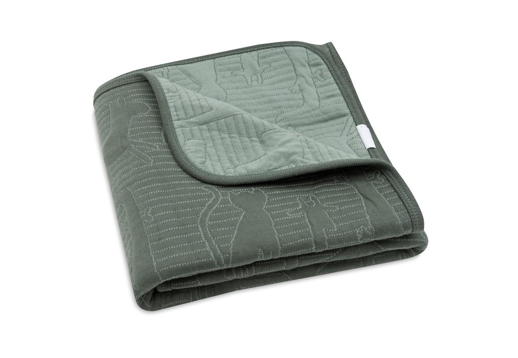 Jollein | Deken Wieg Jungle Jambo Ash Green Laurel 75x100cm