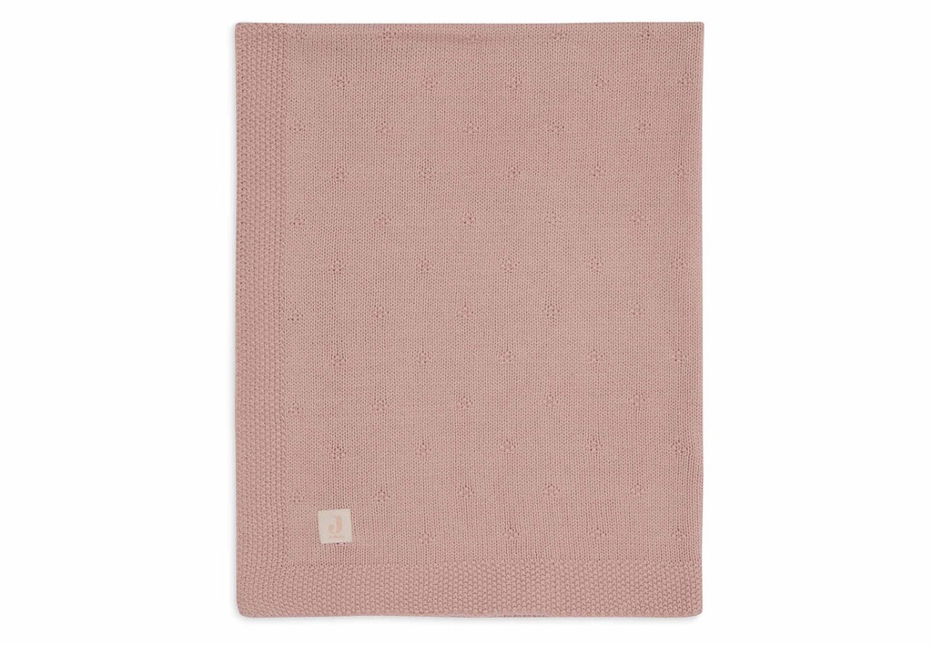 Jollein | Deken Cosy Knit Wild Rose Roze 100x150cm