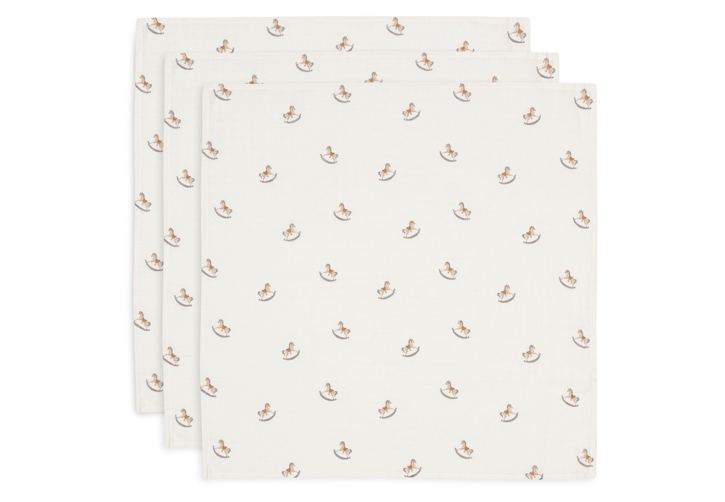 Jollein | Tetra Doek Nostalgic Ride 70x70cm 3-pack