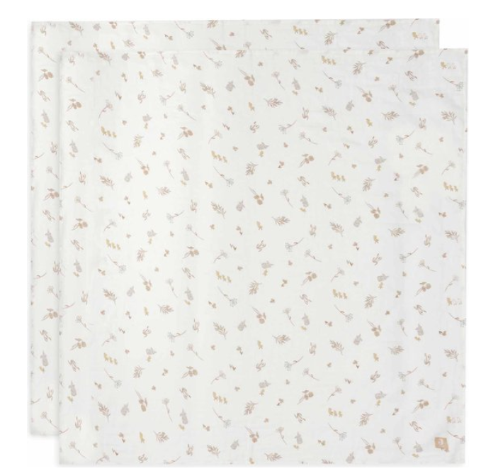 Swaddle Muslin 115x115cm Riverside (2pack)