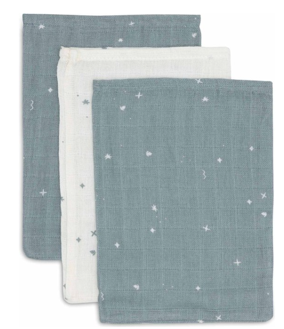 Washcloth Muslin 15x20cm Twinkling Sea Green (3pack)