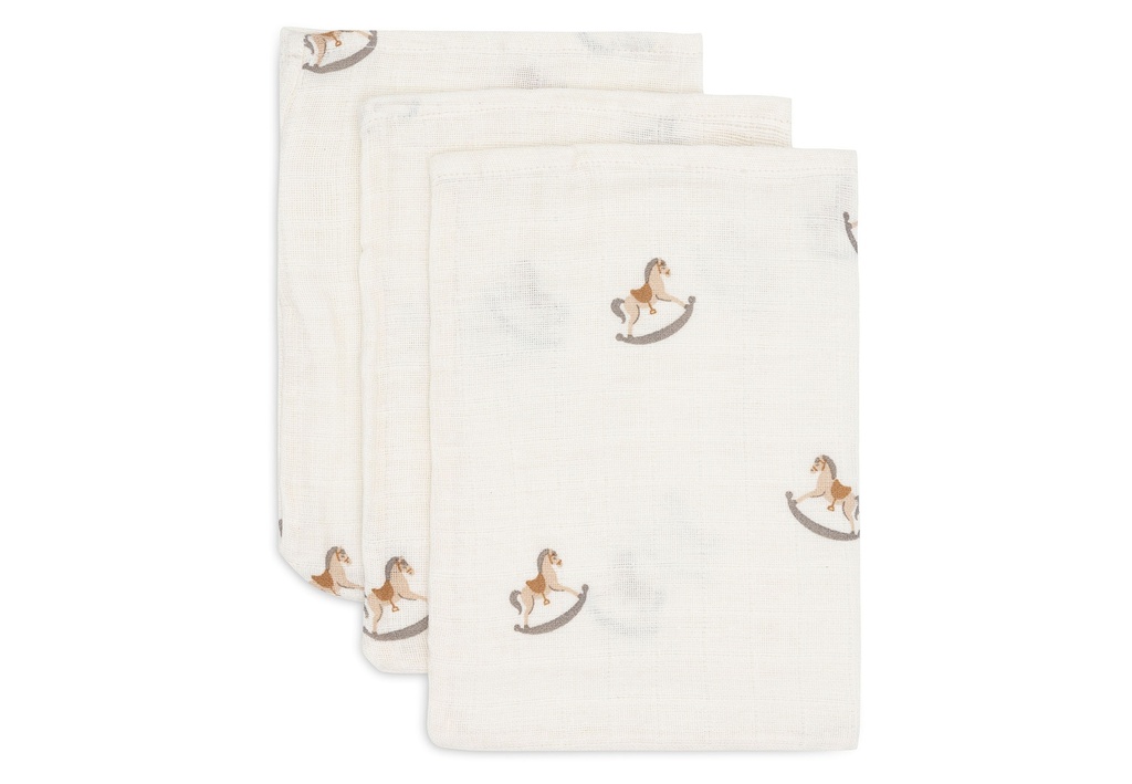 Washcloth Muslin 15x20cm Nostalgic Ride (3pack)