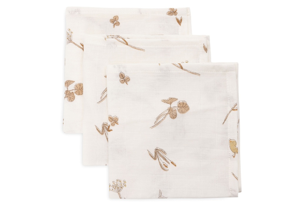 Jollein | Monddoekje Riverside Tetra 31x31cm 3-pack