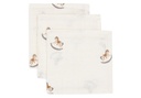 Jollein | Monddoekje Nostalgic Ride Tetra 31x31cm 3-pack 