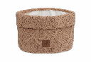 Jollein | Verzorgingsmand Check Knit Biscuit 14x18x18cm
