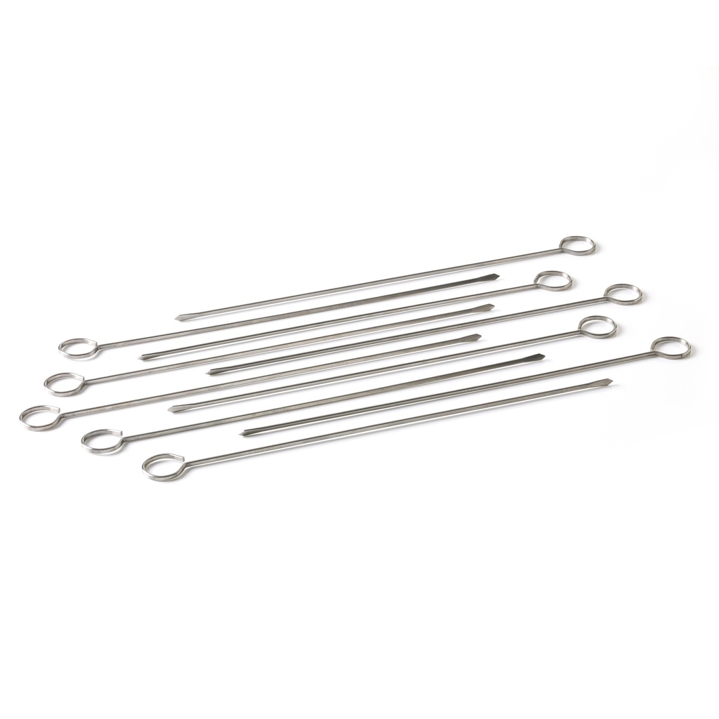 Barbecook | Brochettenaalden Afgerond Uiteinde Rvs 33 cm 10-pack