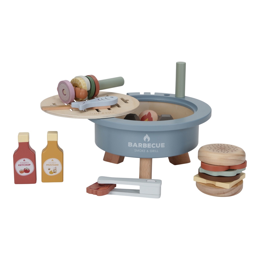 KEUKEN | HUISHOUDGEREI, Barbecue, multicolor, hout FSC, af 36M
