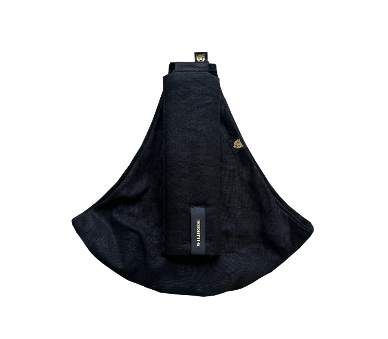 Wildride | Draagzak Toddler Carrier Linnen Collection Black
