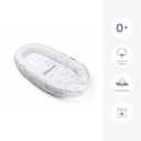 Doomoo | Babynest Bear Family Cocoon Grijs