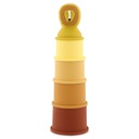 Trixie | Badspeelgoed Stapelpotjes Mr. Lion Geel 5-Pack 7x7x25,5cm