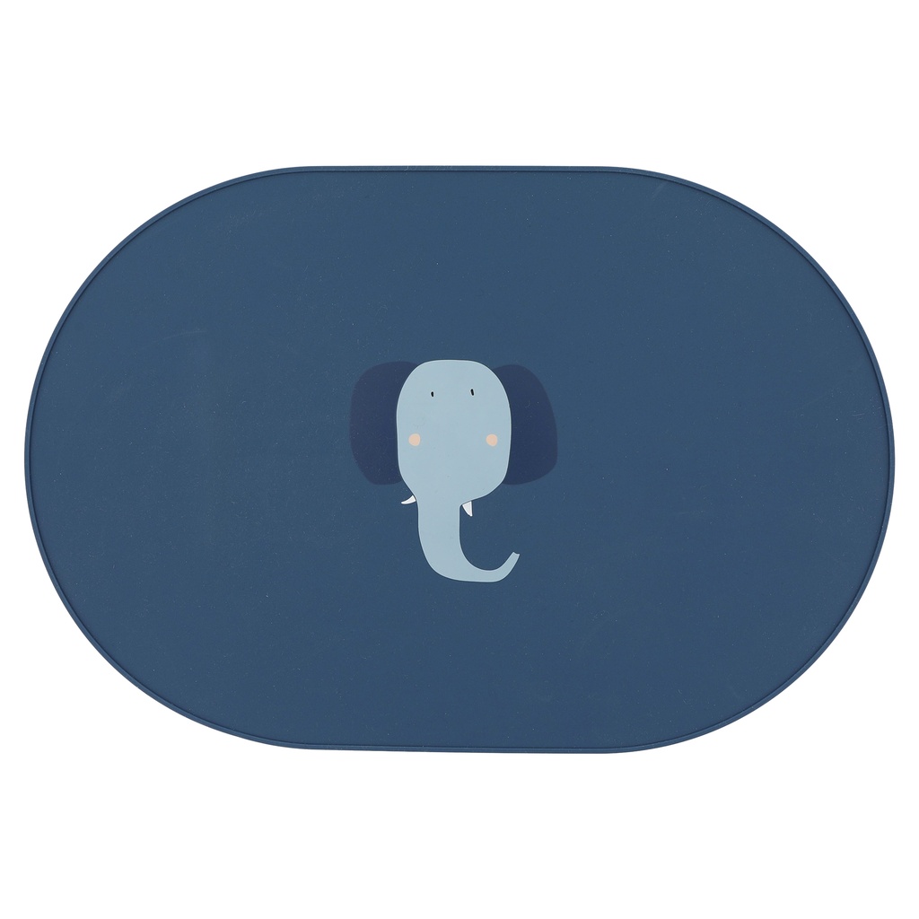 Trixie | Placemat Siliconen Mrs. Elephant Blauw