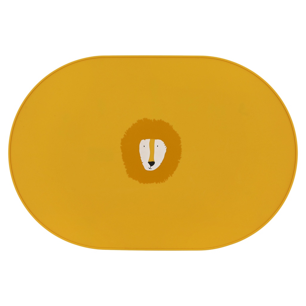 Trixie | Placemat Mr. Lion Siliconen Geel