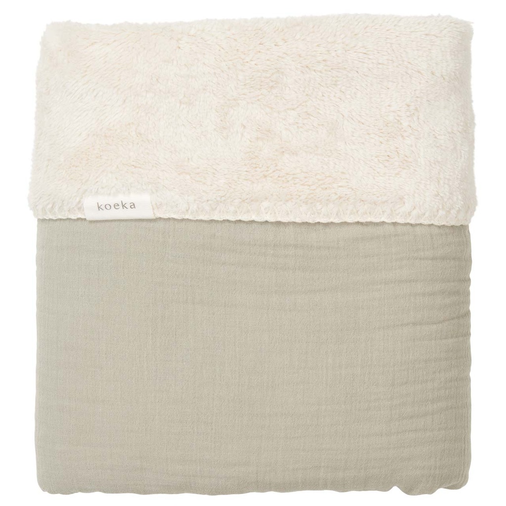 Koeka | Deken vr Wieg Teddy Faro Sage 2.9TOG 100x75cm