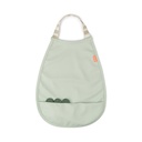 SLABBETJE, Pull-Over Bib, Croco, green, met halssluiting, 26.5x35cm, met kruimelv., waterdicht, 1 stuk(s), 24