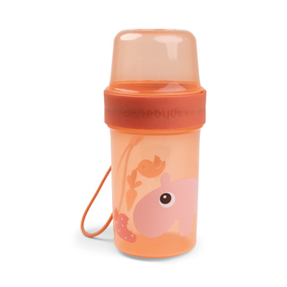 Done by Deer | Bewaarpotje To Go 2-way Snack Container Ozzo Papaya 150ml/320ml