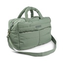 Done by deer | Verzorgingstas, Quilted Changing Bag, green, gerecycleerd polyester, +luiermat, +schouderriem, 24