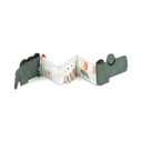 Done by Deer | Speelgoed Park Croco Fold-Out Soft Book  Groen
