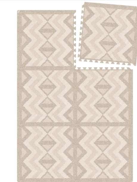 PUZZELMAT, Puzzle Mat, Kilim - sand, all over motiefprint, kunststof, af 0 M
