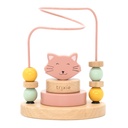Trixie | Kralenframe Mrs. Cat Hout Roze 11x8x15cm