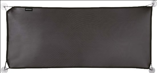 Ezimoov | Zonnescherm Zwart Scherm met Zuignappen vr Kofferraam 1 stuk