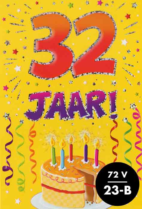 Artige | Wenskaart That Funny Age 32