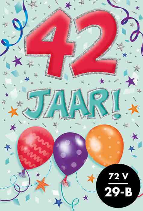 Artige | Wenskaart That Funny Age 42