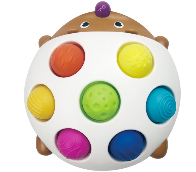 Bo Jungle | Educatief Speelgoed Eddy The Popping Hedgehog Kunststof/Siliconen