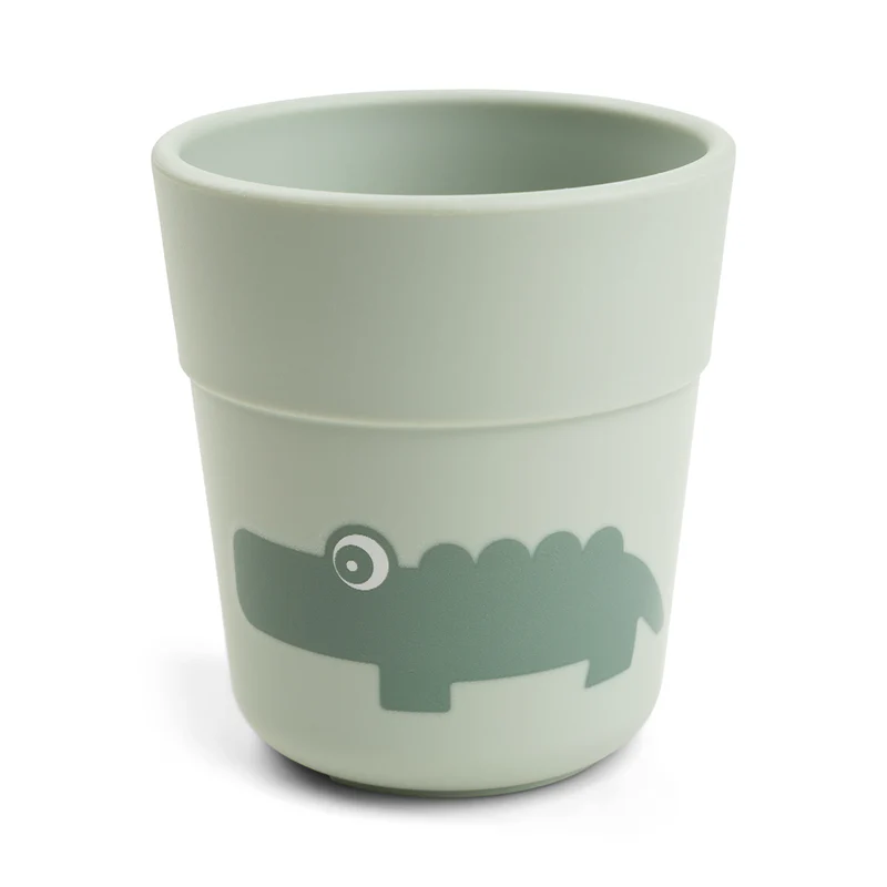 Done by Deer | Drinkbeker Foodie Mini Mug PP Croco Groen 135ml