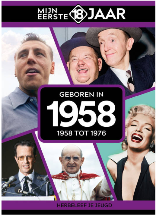 Boek Mijn eerste 18 jaar - 1958