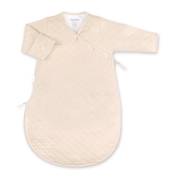 Bemini | Slaapzak Pady Quilted 1.5TOG Cream Jersey 0-1m 