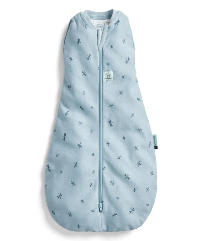 SLAAPZAK, 76cm, ZM, 0.2TOG, dragonflies, swaddle Bag , bio katoen|bamboe