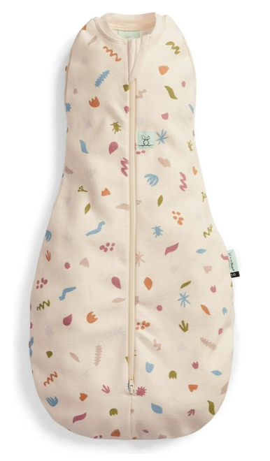 SLAAPZAK, 70cm, ZM, 1.0 TOG, bloom Swaddle Bag, Cool Pouch, bio katoen 