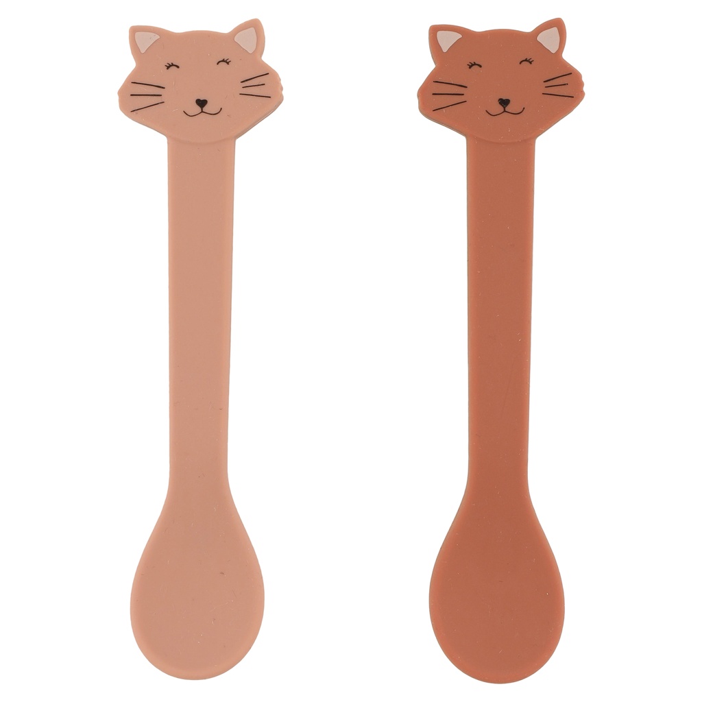 Trixie | Lepel Mrs. Cat Siliconen Roze 2-Pack 