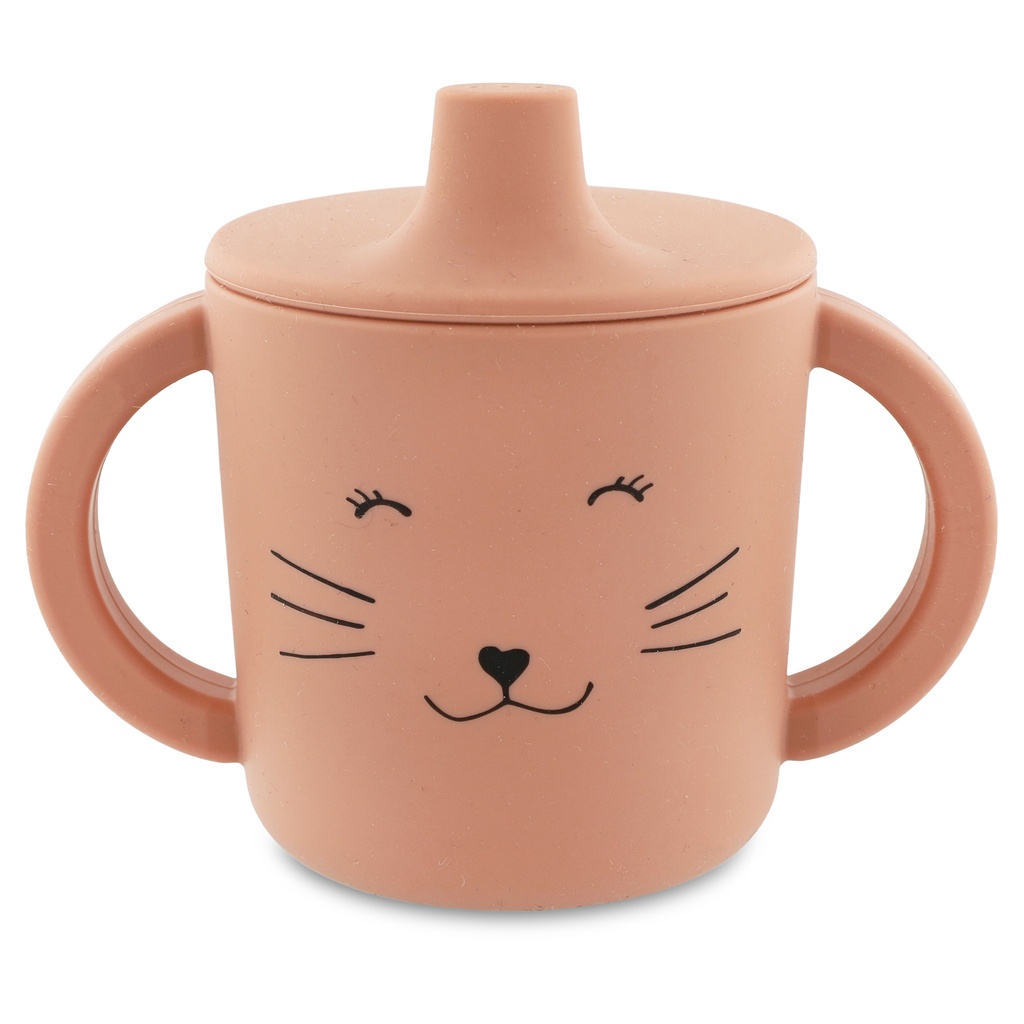 Trixie | Drinkbeker Mrs. Cat Tuitbeker Siliconen Roze 200ml 
