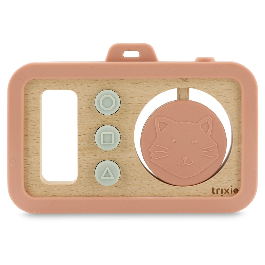 Trixie | Camera Mrs. Cat Hout/Siliconen Roze