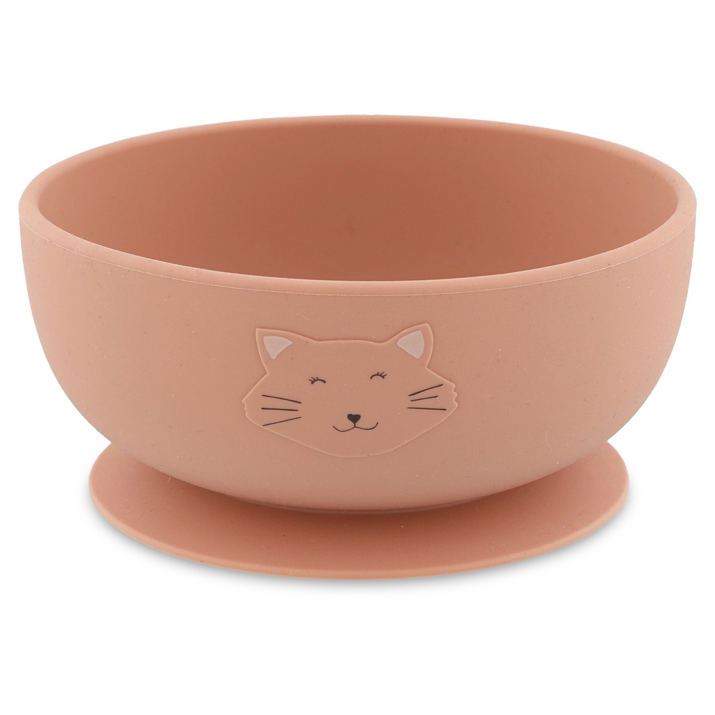 Trixie | Kom Met Zuignap Mrs. Cat Roze 500ml