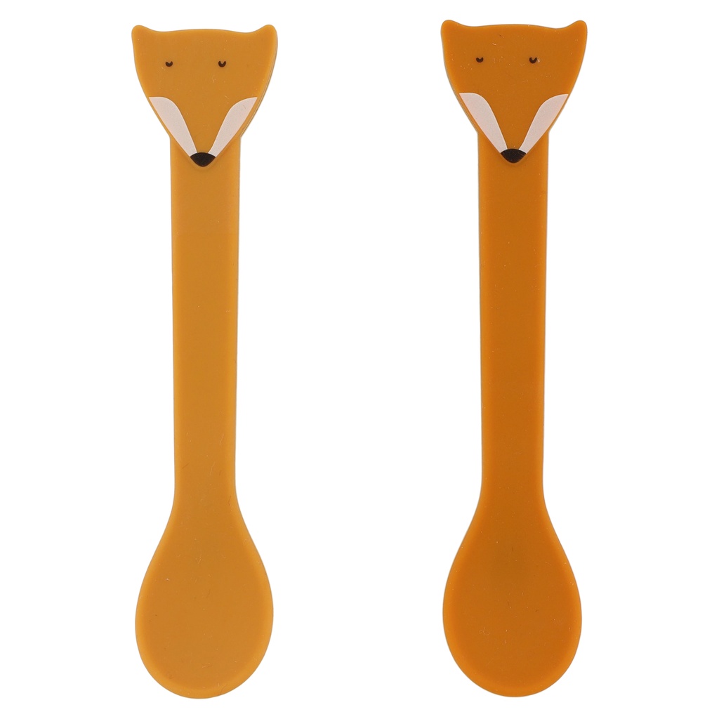 Trixie | Lepel Mr. Fox Siliconen Oranje 2-Pack  