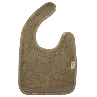 Timboo | Slabbetje Drukknopensluiting Bamboe Jungle Green Groen 26x38cm