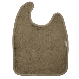 Timboo | Slabbetje XL Drukknopensluiting Bamboe Jungle Green Groen 37x50cm