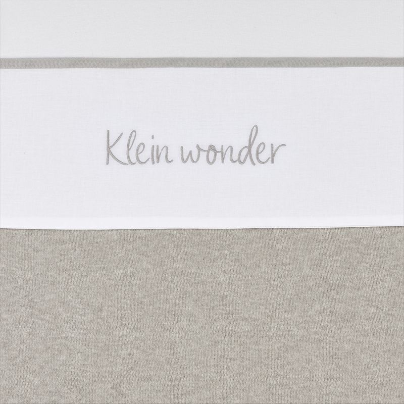 Meyco | Laken wieg Klein Wonder greige 75x100 cm