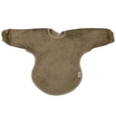 SLABBETJE, Timboo jungle green, uni, drukknopensluiting, bamboe, 36x34cm, met mouwen, 1 stuk(s)