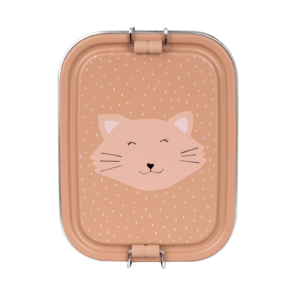 Trixie | Brooddoos Mrs. Cat Klein Roze 17x13x6cm