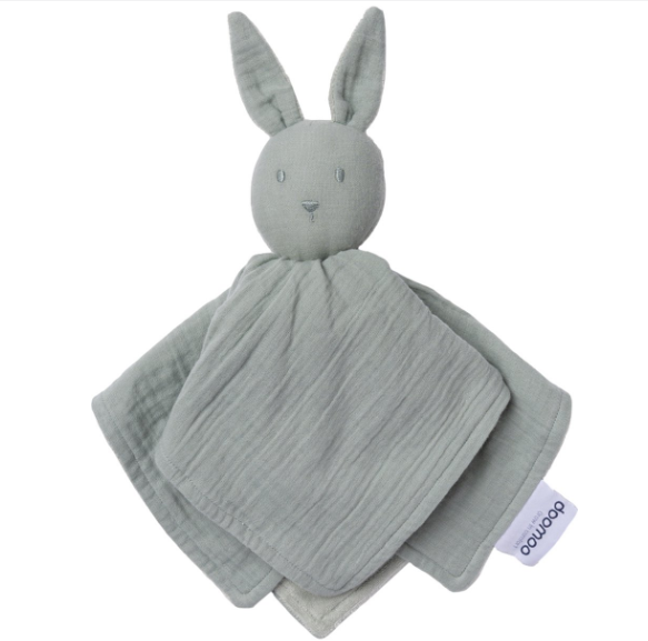 KNUFFELDOEK / DOUDOU, You & Me, konijn | beer, green, af 0 M 