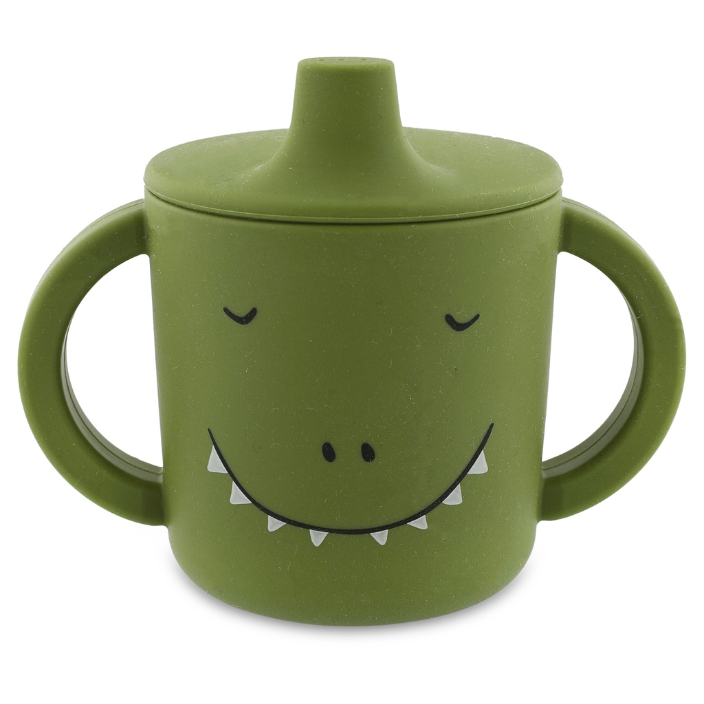 Trixie | Drinkbeker Mr. Dino Tuitbeker Siliconen Groen 200ml 