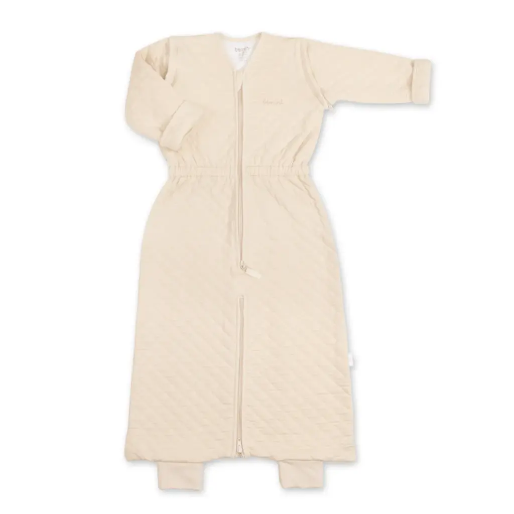 Bemini | Slaapzak 1,5 TOG pady quilted cream jersey 12-24 M