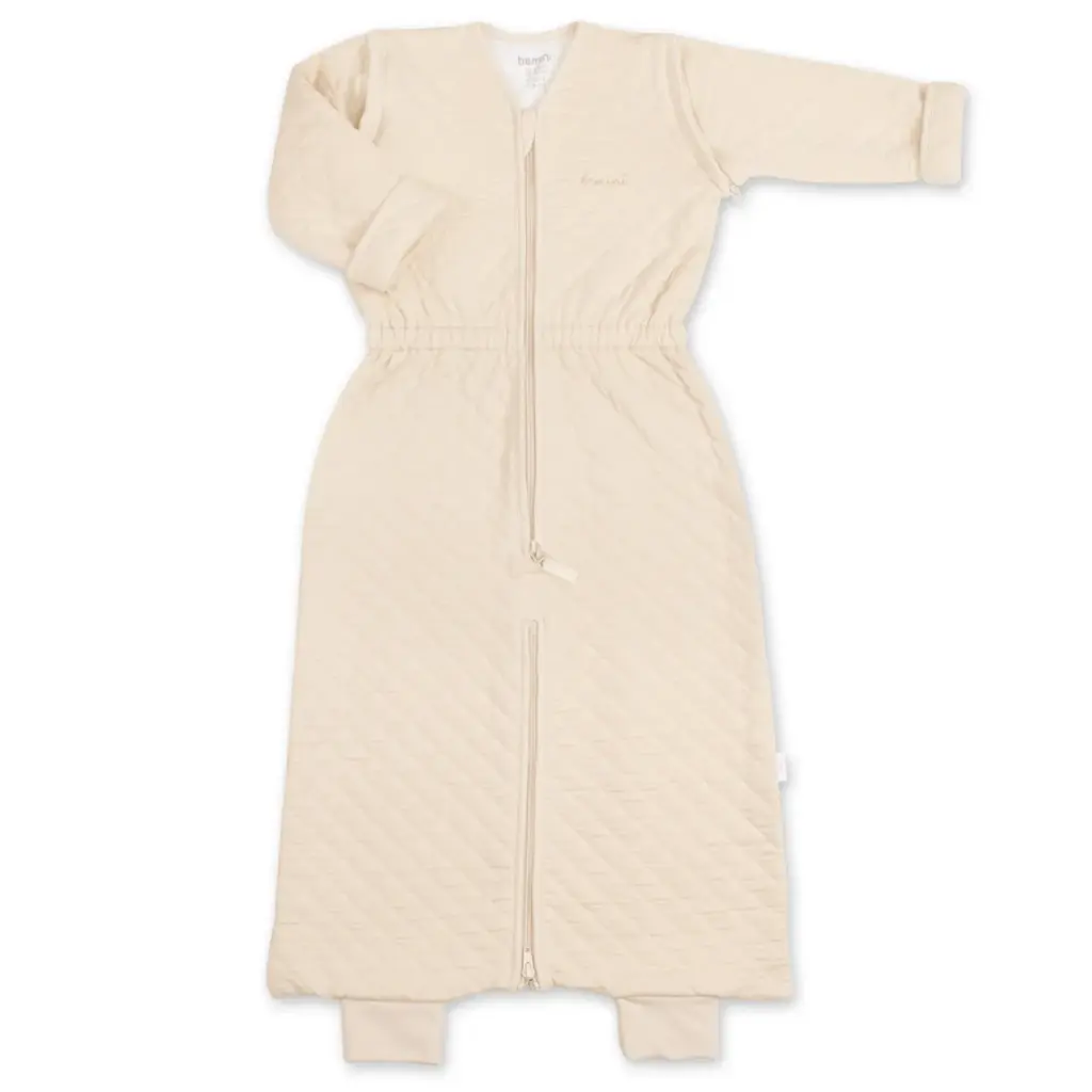 Bemini | Slaapzak 1,5 TOG pady quilted cream jersey 24-36 M