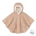 Bemini | Poncho Outdoor Teddy Waterdicht Natural 9-36m
