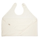 Timboo | Badcape Cuddle Towel Bamboe Daisy White Wit 94x104cm