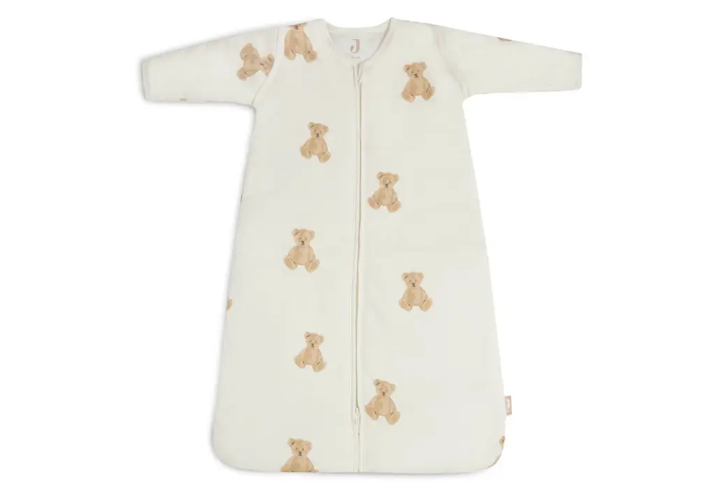Jollein | Slaapzak Teddy Bear Afritsbare Mouwen All Over Teddybeer Jersey 3.0TOG 90cm
