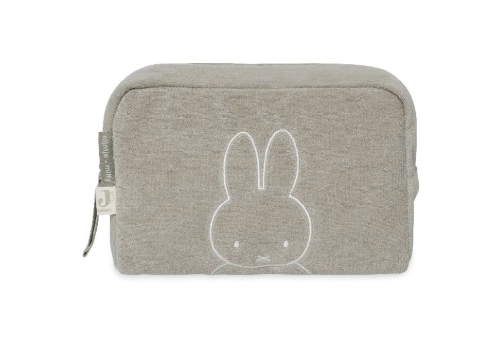 Jollein | Toilettas Miffy Olive Green Etui Nijntje 23x19x10cm Badstof